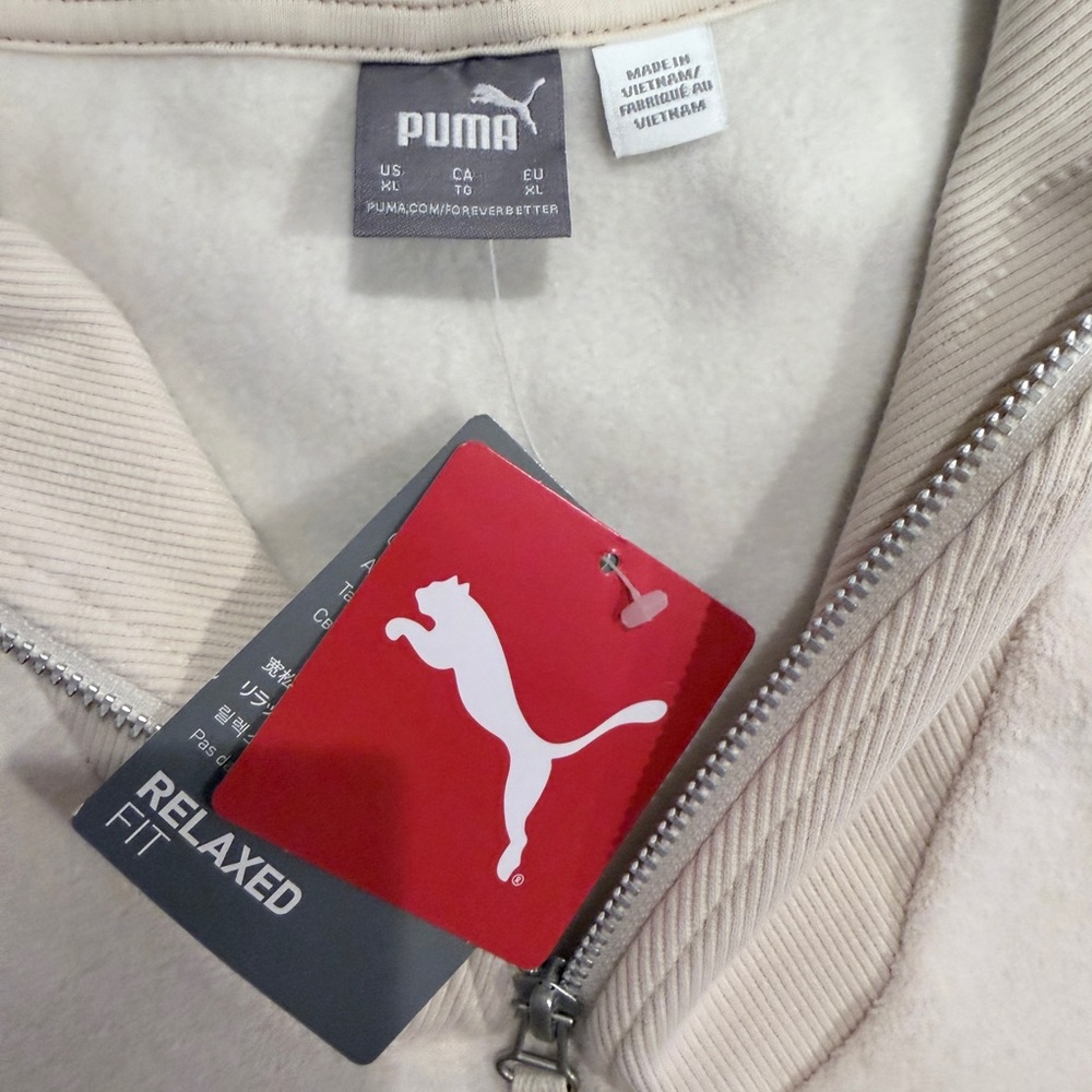 BNWT Puma Cream HER WINTERIZED Long Sleeve Tunic Top - Picture 13 of 16